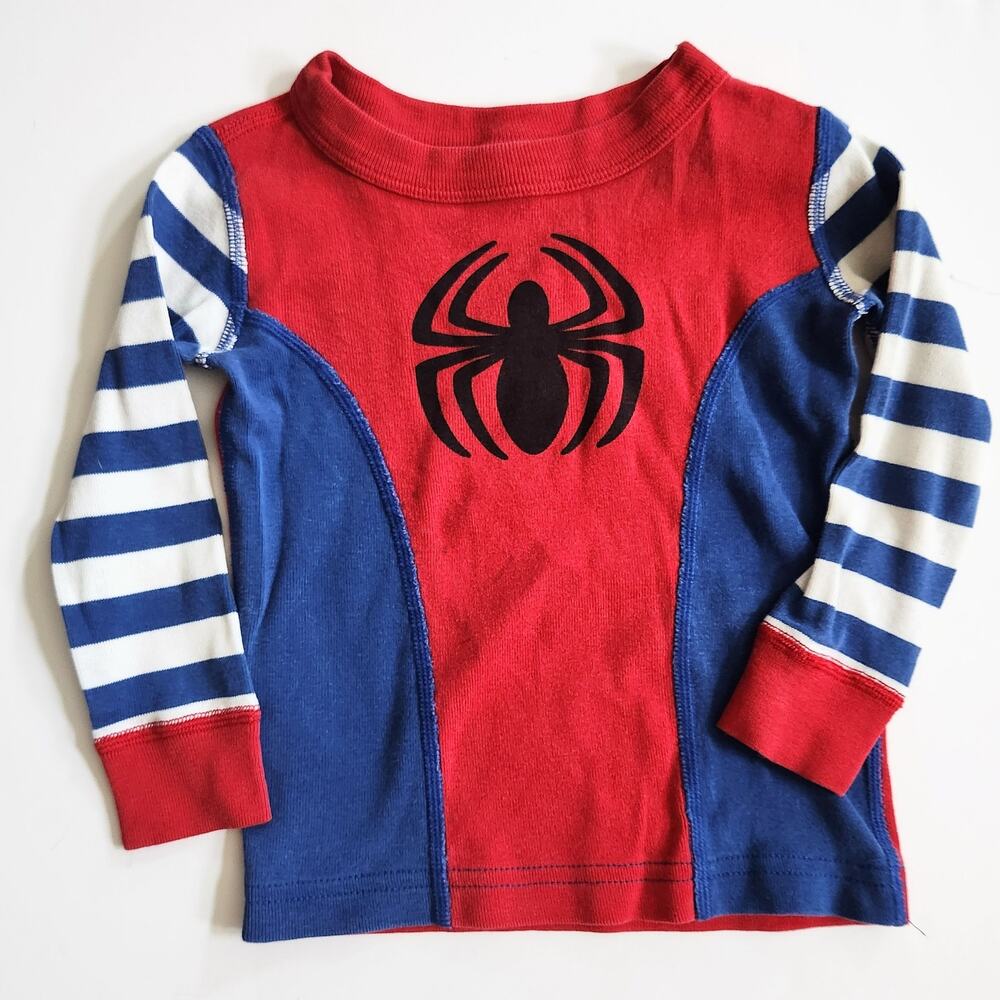 Hanna Andersson Marvel Spider Man Long John Pajama Top Size 2T | 85 cm